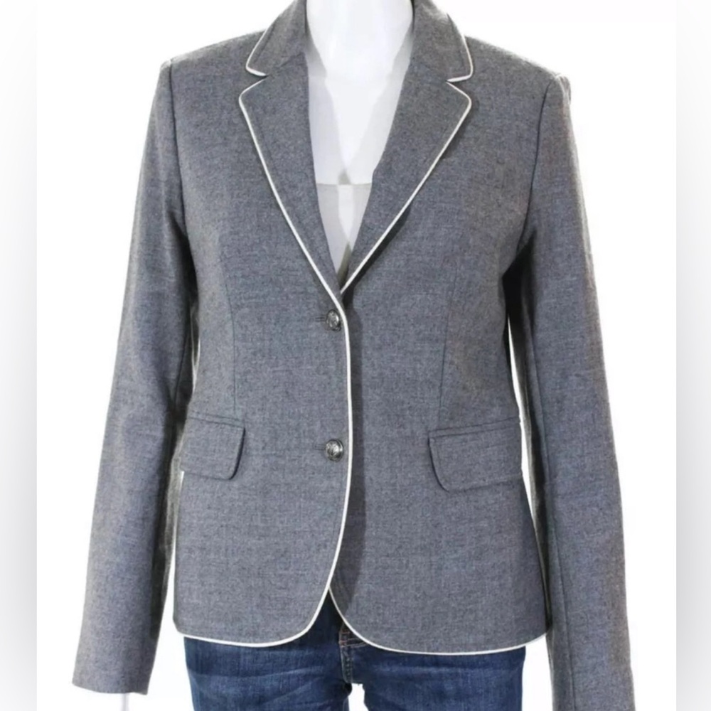 Vineyard Vines Wool Blazer Grey 8